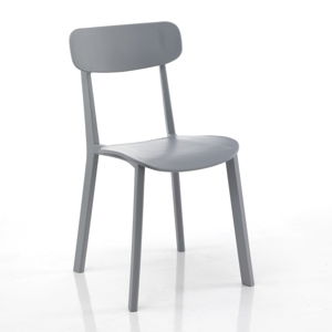 Sada 4 šedých jídelních židlí Tomasucci Mara