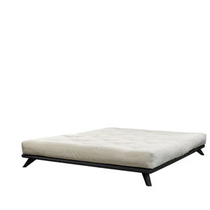 Postel Karup Design Senza Bed Black, 140 x 200 cm
