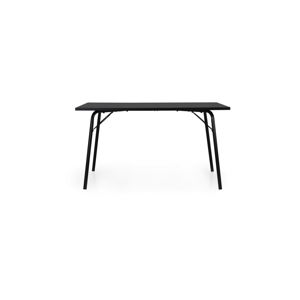 Antracitově šedý jídelní stůl Tenzo Daxx, 80 x 140 cm