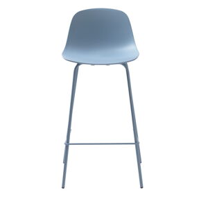 Světle modrá plastová barová židle 92,5 cm Whitby – Unique Furniture