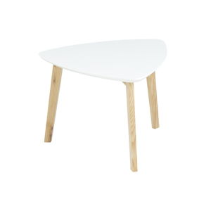 Bílý odkládací stolek Actona Vitis, výška 36 cm