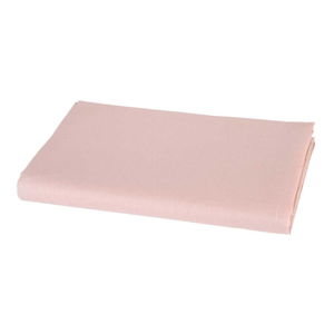 Růžové elastické prostěradlo na jednolůžko Bella Maison Basic Single, 100 x 200 cm