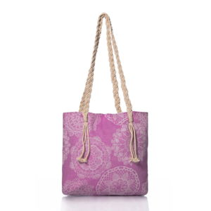 Růžová taška Begonville Lace, 50 x 40 cm