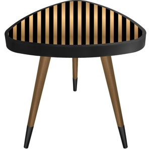 Příruční stolek Maresso Golden Lines Triangle, 45 x 45 cm