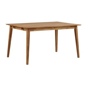 Přírodní dubový jídelní stůl Rowico Mimi, délka 140 cm