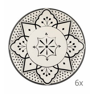 Sada 6 porcelánových dezertních talířů Mia Maroc Pasta, ⌀ 21 cm