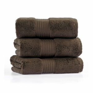 Sada 3 hnědých bavlněných ručníků Foutastic Chicago, 30 x 50 cm