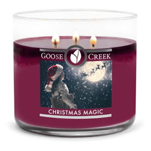 Vonná svíčka ve skleněné dóze Goose Creek Christmas Magic, 35 hodin hoření
