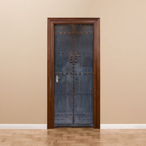 Adhezivní samolepka na dveře Ambiance Medieval Door, 83 x 204 cm