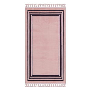 Růžový pratelný koberec 200x100 cm - Vitaus