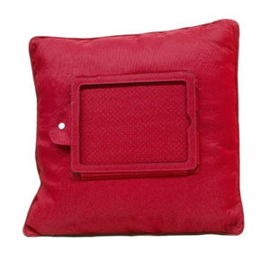 Červený polštář s držákem na iPad InnovaGoods