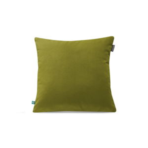 Zelený povlak na polštář Mumla Velour, 45 x 45 cm