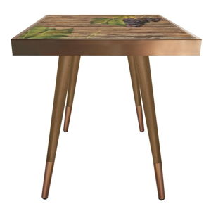 Příruční stolek Caresso Grape Square, 45 x 45 cm