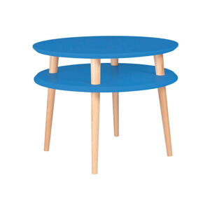 Modrý konferenční stolek Ragaba Ufo, ⌀ 57 cm