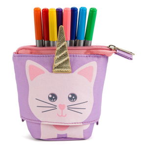 Penál a skládací stojan na tužky v jednom Tri-Coastal Design Kitten