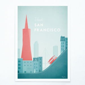 Plakát Travelposter San Francisco, A3