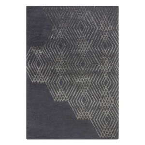 Tmavě šedý vlněný koberec Flair Rugs Diamonds, 120 x 170 cm