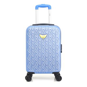 Modré skořepinové zavazadlo na 4 kolečkách LPB Alicia, 31 l