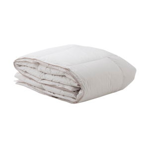 Bílá deka z bavlny s výplní z husího peří Bella Maison, 195 x 215 cm