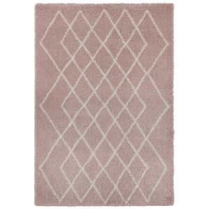 Růžovo-krémový koberec Mint Rugs Allure, 80 x 150 cm